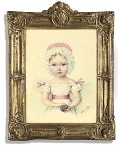 A Child (grand Duchess Maria Nikolaevna?) by Fedor Yakovlevich Alekseev