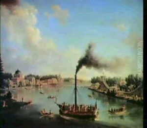 A View Of The Islands At St. Petersburg by Fedor Yakovlevich Alekseev