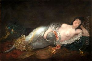 Maja Dormida by Leonardo Alenza Y Nieto