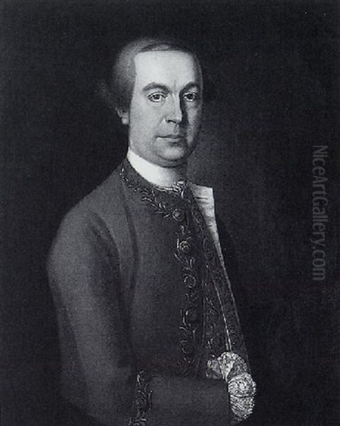 Portrait Of A Gentleman In A Grey Coat - view 1