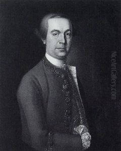 Portrait Of A Gentleman In A Grey Coat by Cosmo Alexander
