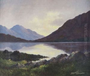 Evening Reflections On Dhu Lough, Connemara