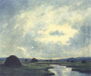 A Sunset Sky, Boglands, Connemara by Douglas Alexander