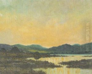 Abendliche Schottische Seelandschaft
