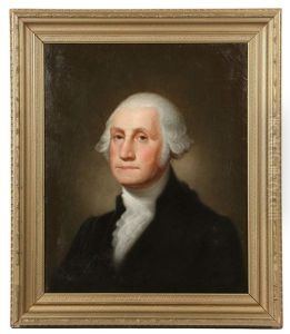 The "moses-torrey-spear" Bust Portrait Of George Washington