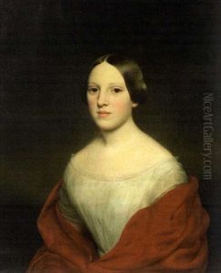 Portrait Of Mrs. Robert Mackay by Francis Alexander
