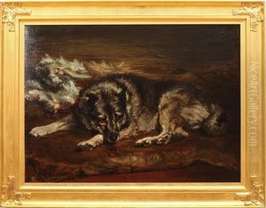 Portrait Of A Malamute, Esquimaux, Elkhound by Robert L. Alexander