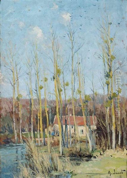 A Cottage On The River Bank - view 1