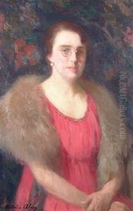 Mujer En Rojo by Antonio Alice
