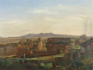 Ruines Dans La Campagne Romaine