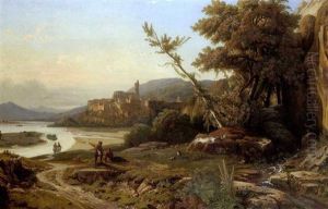 Vue De Viviez (arrondissement De Privas, Pres Du Rhone)