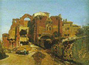 Vue De Ruines Romaines A Albano