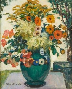Vase Fleuri by Fernand Allard L'Olivier