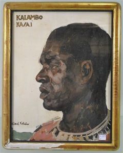 Portrait D'africain by Fernand Allard L'Olivier