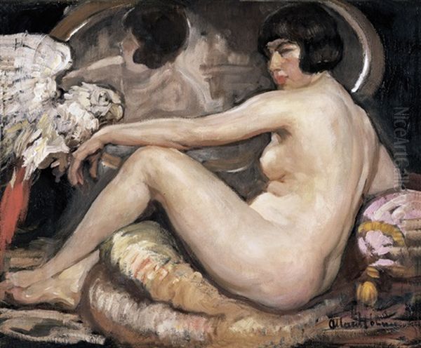 Femme Au Perroquet - view 1