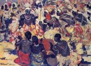 Danseurs Et Musiciens by Fernand Allard L'Olivier