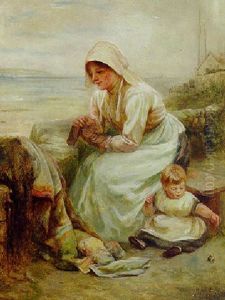 The Coastguard's Wife by Walter Herbert Allcott