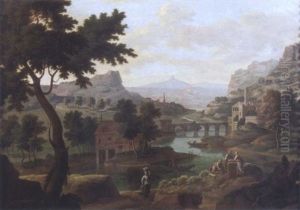 Paysage Aux Grands Arbres