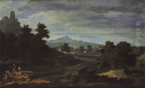 Paysage De La Campagne Romaine by Etienne Allegrain