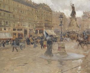 Place De Clichy by Louis Abel-Truchet