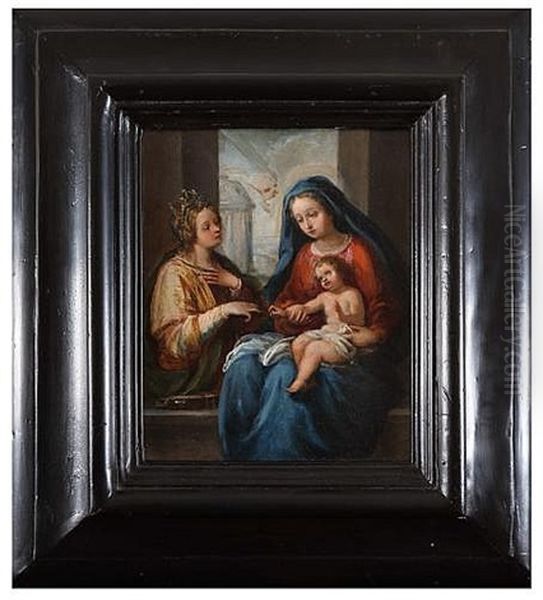 The Mystical Marriage Of Saint Catherine Of Alexandria - view 1