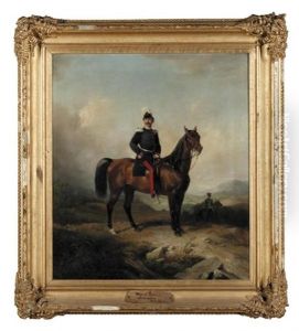 Portrait Of Major Rudorff On Horseback (generalrat Major Rudorff Zu Pferd)