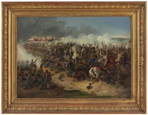 Der Ausfall Von Komarom by Friedrich L' Allemand