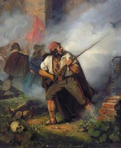 Kampfgeschehen by Friedrich L' Allemand