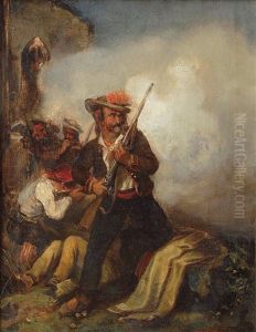 Ungarische Freiheitskampfer by Friedrich L' Allemand