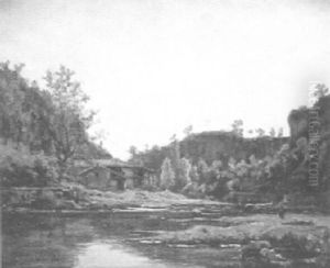 La Riviere Encaissee by Gustave Allemand