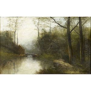 Landscape With Footbridge by Thomas Allen Jr.