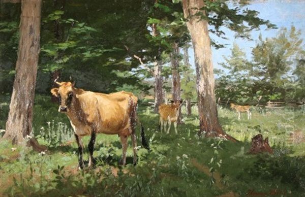 Cows In The Pasture - view 1