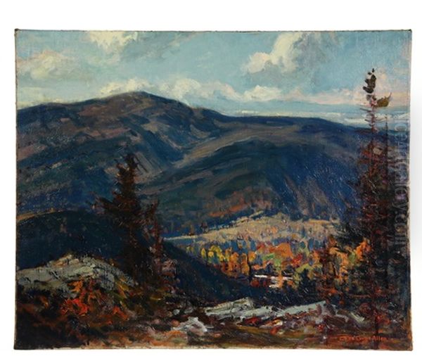 Mount Monadnock, Jaffrey, Nh (from Little Mt Monadnock) - view 1
