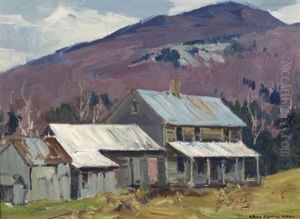 Farm In The Valley by Charles Curtis Allen
