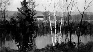 Autumnal River Landscape