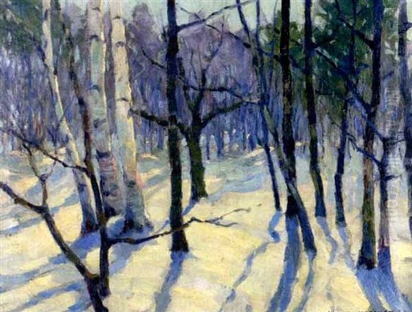 Landscapes With Birches (2 Works) - view 1