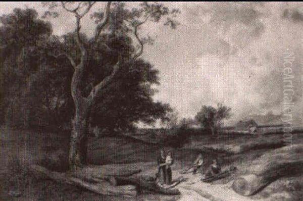 Gathering Firewood - view 1