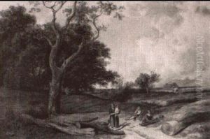 Gathering Firewood by Joseph William Allen