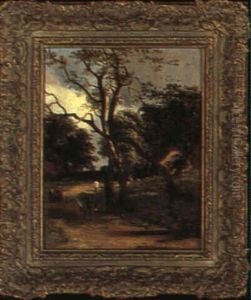 At Godshill, Isle Of Wight by Joseph William Allen