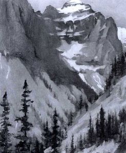 "canyon Mountain, Glacier..." by Marion Boyd Allen