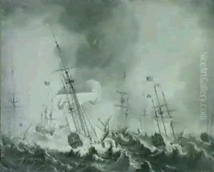 The Storm During Queen Charlottes Voyage To England (2)