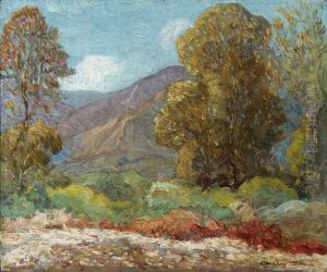 The Approach Of Evening - Monrovia, California by C. Harry Allis