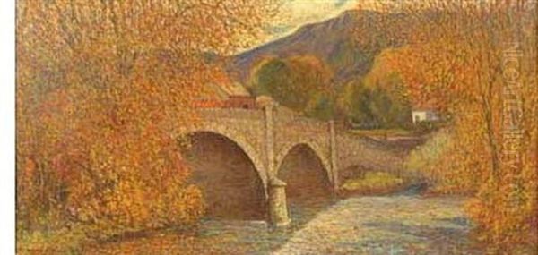 Autumn Bridge - view 1