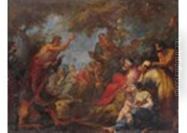 The Preaching Of St. John The Baptist - view 1