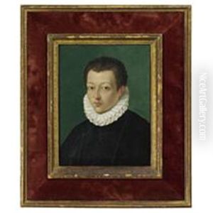 Portrait Of A Young Man With A White Ruff (+ A Head Of An Elderly Man, Study; 2 Works)