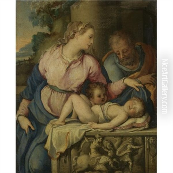 The Holy Family With The Infant Saint John The Baptist - view 1