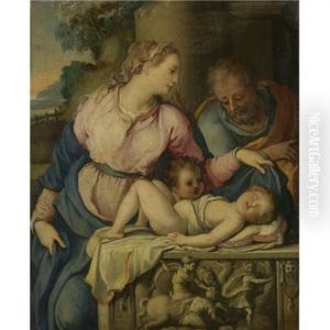 The Holy Family With The Infant Saint John The Baptist