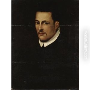 Ritratto Di Gentiluomo In Abito Nero by Alessandro di Cristofano Allori