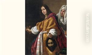 Judith Et Olopherne by Alessandro di Cristofano Allori