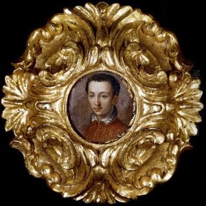 Portrait Of Francesco I De Medici by Alessandro di Cristofano Allori